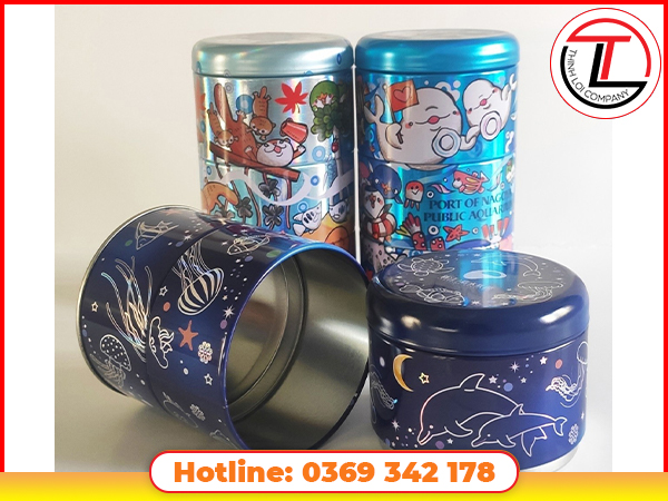 Hộp Kẹo Bằng Thiếc